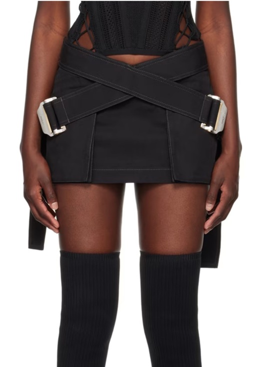 Dion Lee Dresses & Skirts - Dion Lee Black Belted Mini Skirt